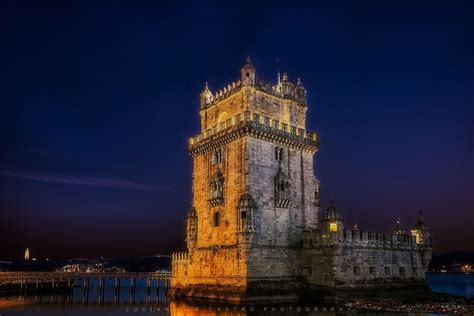 Night at the Tower - Night at the Tower - Dusk on the Belém Tower ...