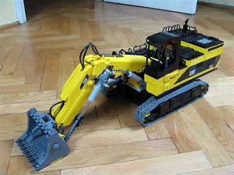 Lego Caterpillar 385C Front Shovel Excavator - YouTube