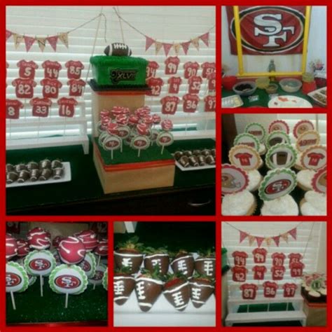 49ers party | 49ers birthday party, Football baby shower, Football ...