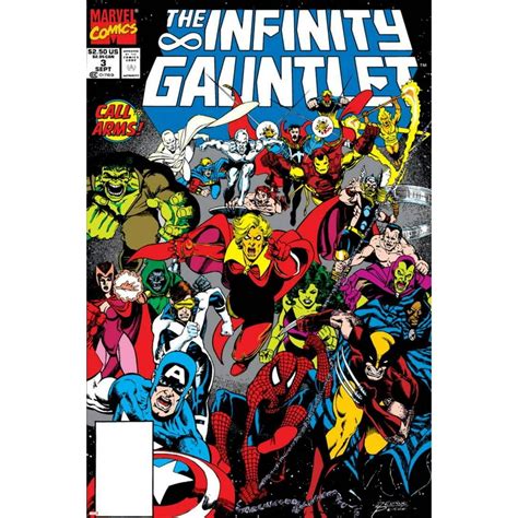 Infinity Gauntlet No.3 Cover: Adam Warlock Marvel Vintage Comic Book ...