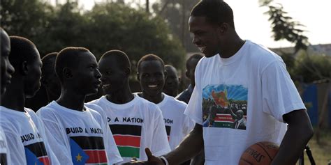 Former NBA All-Star Luol Deng Leading South Sudan's Olympic Basketball Rise