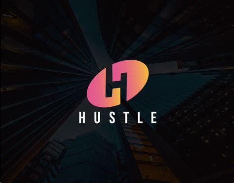 Hustle logo design on Behance