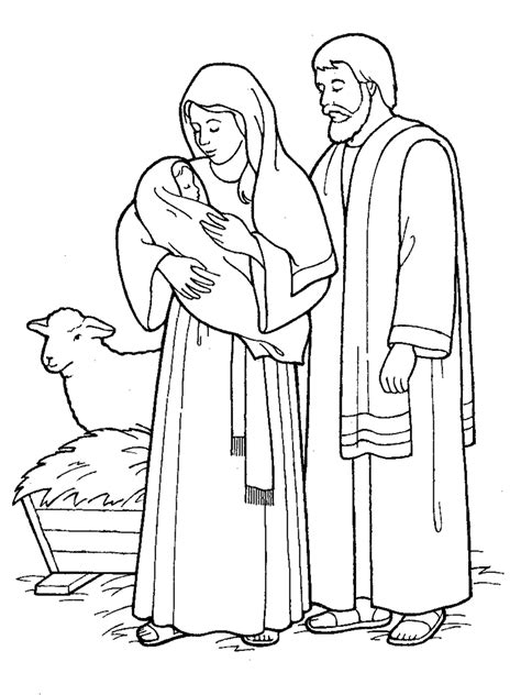 Gambar Jesus Earth Nativity Lds Coloring Pages Baby di Rebanas - Rebanas