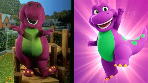 Barney the purple dinosaur is back and he has a new look