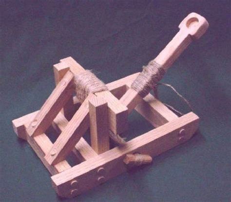 How to Build a Roman Catapult Step by Step Working Model | Etsy | Juguetes de madera artesanales ...