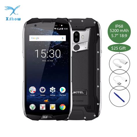 Oukitel WP5000 IP68 Rugged SmartPhone Waterproof 5.7inch 18:9 Full Screen Octa Core 6GB 64GB ...