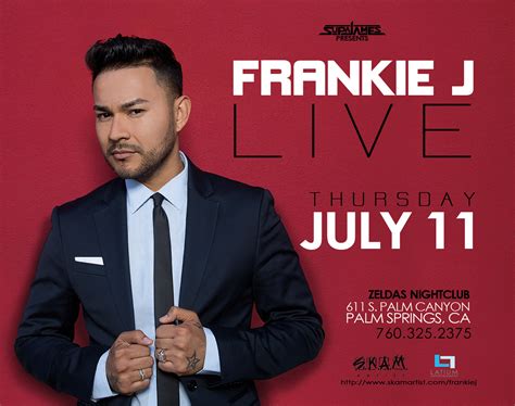 Tickets for Frankie J Live at Zeldas in Palm Springs from ShowClix