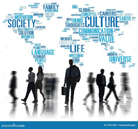 Culture Community Ideology Society Principle Concept Stock Illustration - Illustration of ...