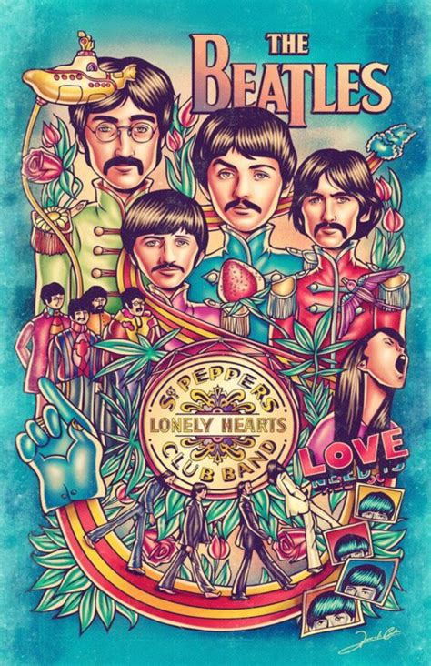 The Beatles Sgt. Pepper's Unique Art Print