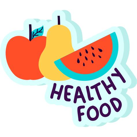 Healthy food Stickers - Free food and restaurant Stickers