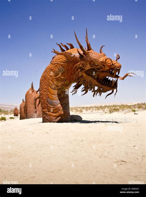 Sand Dragon in the Desert Stock Photo - Alamy