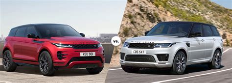 Range Rover Evoque vs. Sport | Differences | Price, Dimensions, Engine