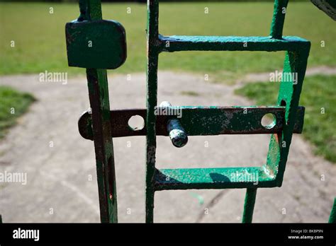 Wrought Iron Gate Lock High Resolution Stock Photography and Images - Alamy