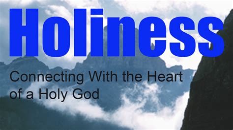 Holiness – Part 2 - Focal Point Ministries