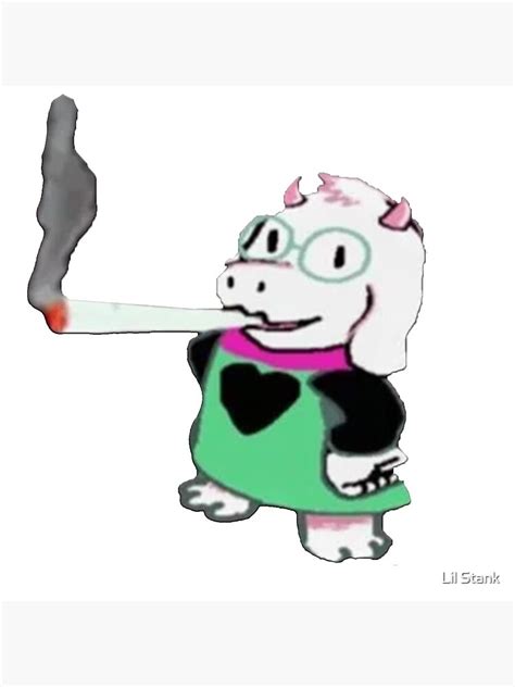 "Ralsei smoking a blunt deltarune funny meme boof zoomers" Pin for Sale ...