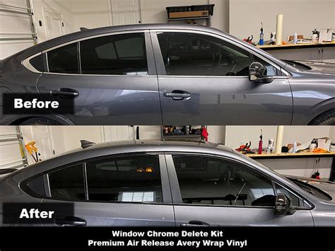 SlickMod Chrome Delete Blackout Vinyl Overlay For 2016-2021 Honda Civic Sedan Window Trim (Gloss ...