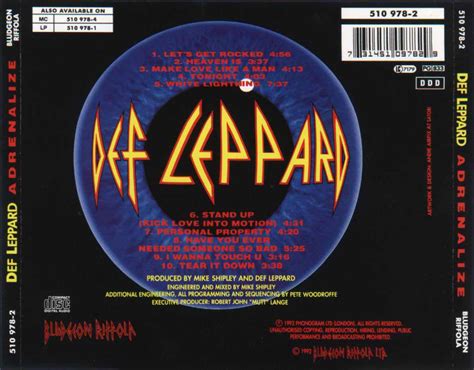 Classic Rock Covers Database (full album torrents): Def Leppard ...