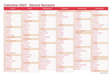 Calendrier 2023 à imprimer PDF et Excel - iCalendrier