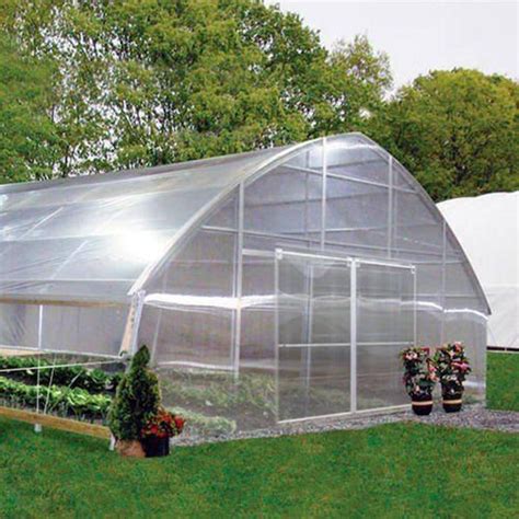 Polycarbonate And Gi Square Pipe Modular Greenhouse For Agriculture at ...