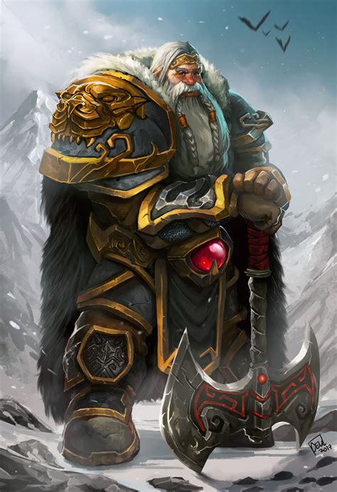 Pin by Matěj Liška on Dwarves | Fantasy dwarf, Fantasy character design, Warcraft art