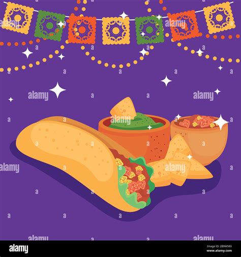 Foods nachos Stock Vector Images - Alamy