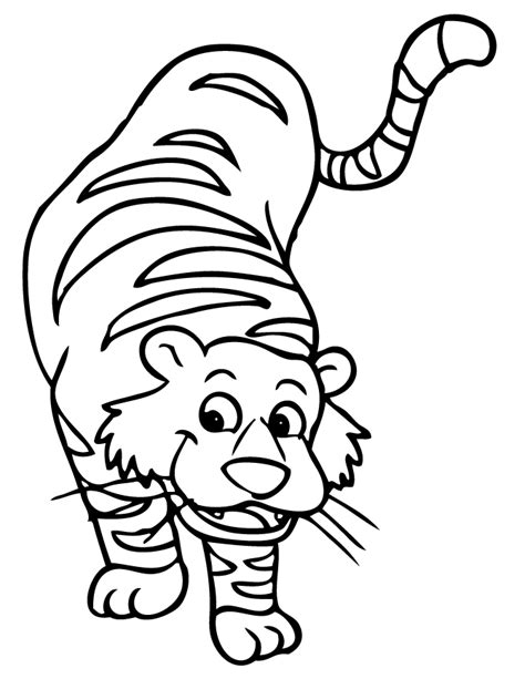 Free Printable Tiger Coloring Pages For Kids