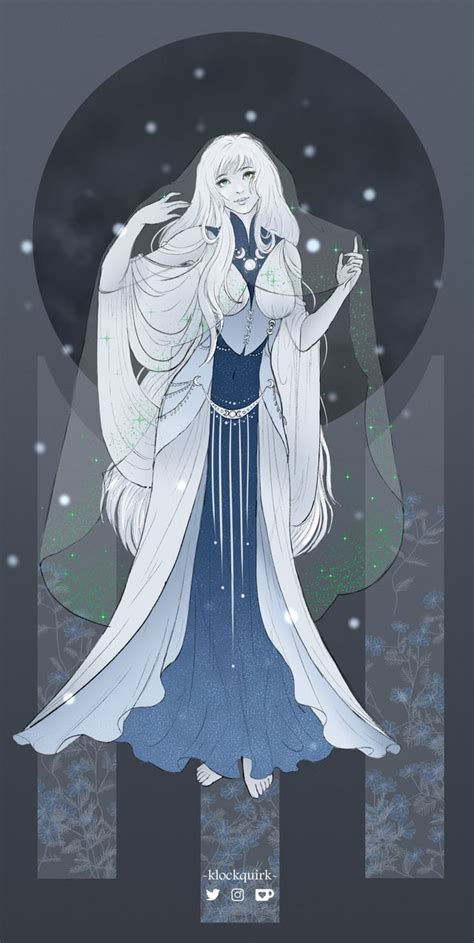 Selune, Goddess of the Moon by Klockquirk : ImaginaryCharacters