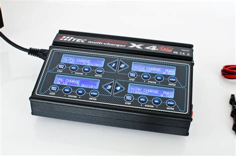 Hitec X4 AC Plus 4 Port AC/DC Multi-Charger | Velocity RC Magazine