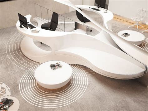 organic form furniture - Google Search | Reception desk design, Clinic design, Interior concept