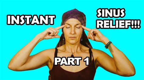 How to relieve sinus pressure and sinus pain with self massage (INSTANT!) - YouTube