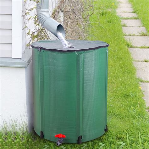 Ktaxon Rain Barrel Farms Water Storage Saver Green 132 Gallon - Walmart.com