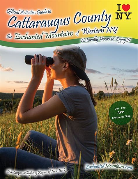 Cover of the Enchanted Mountains of Cattaraugus County Travel Guide for 2016 | Cattaraugus ...