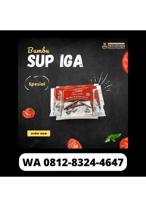 LAGI PROMO!! Jual Bumbu Dapur Instan Tins Kitchen, Bumbu Sop Iga Di ...