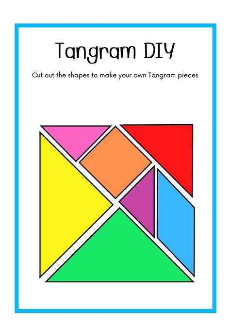 DIY Tangram Puzzles and Solutions — The Filipino Homeschooler