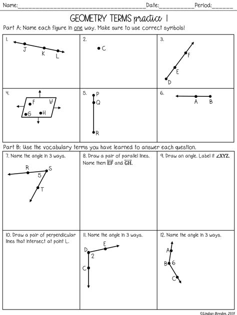 Geometry Symbols Cheat Sheet Lindsay Bowden Teaching Geometry – NBKomputer