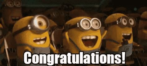 Minions-congratulations GIFs - Get the best GIF on GIPHY