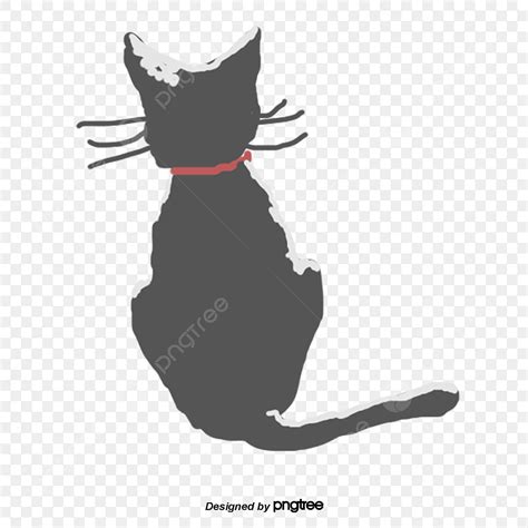 Cat Sitting Silhouette Clip Art
