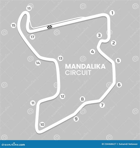 Mandalika Circuit Vector , Indonesia International Race Track ...