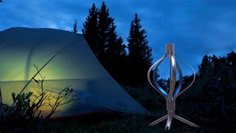 Portable wind turbine makes roughing it easier | Wind Turbine, Camping and Money