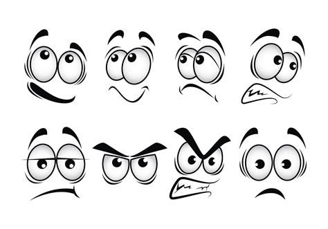 Cartoon Eyes Vector Set 542490 Vector Art at Vecteezy