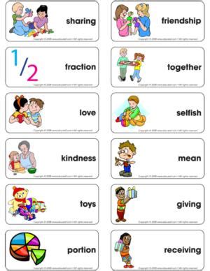 Sharing Worksheets For Kids