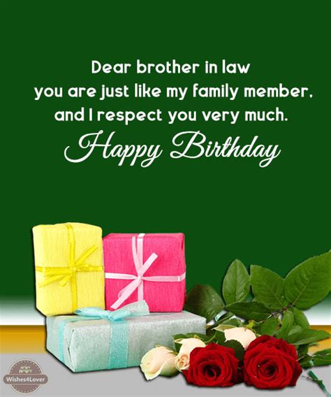 Heartfelt Birthday Wishes for a Brother in Law