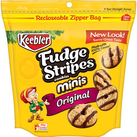 Keebler Fudge Stripes Minis Original Cookies | Cookies | Foodtown