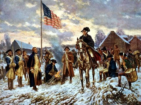 Washington At Valley Forge Painting by War Is Hell Store