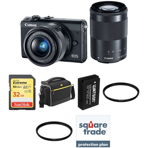 Canon EOS M100 Mirrorless Digital Camera with 15-45mm and