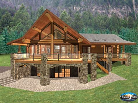 https://www.google.com.ar/search?q=log homes plans | Craftsman house plans, Log home floor plans ...