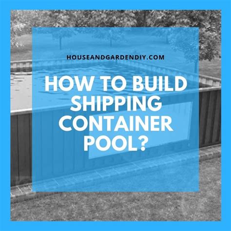 35 Awesome Shipping Container Pool Design & Ideas ! | Container pool ...