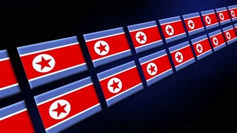 North Korea Flag Animated Background 3d ... | Stock Video | Pond5