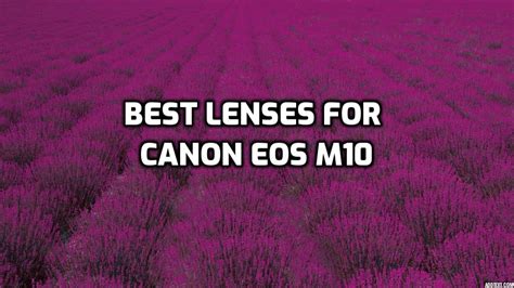 These are 5 MUST-HAVE lenses for Canon EOS M10 [In 2022]