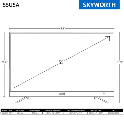 82 Inch TV Dimensions TV Specs, 42% OFF